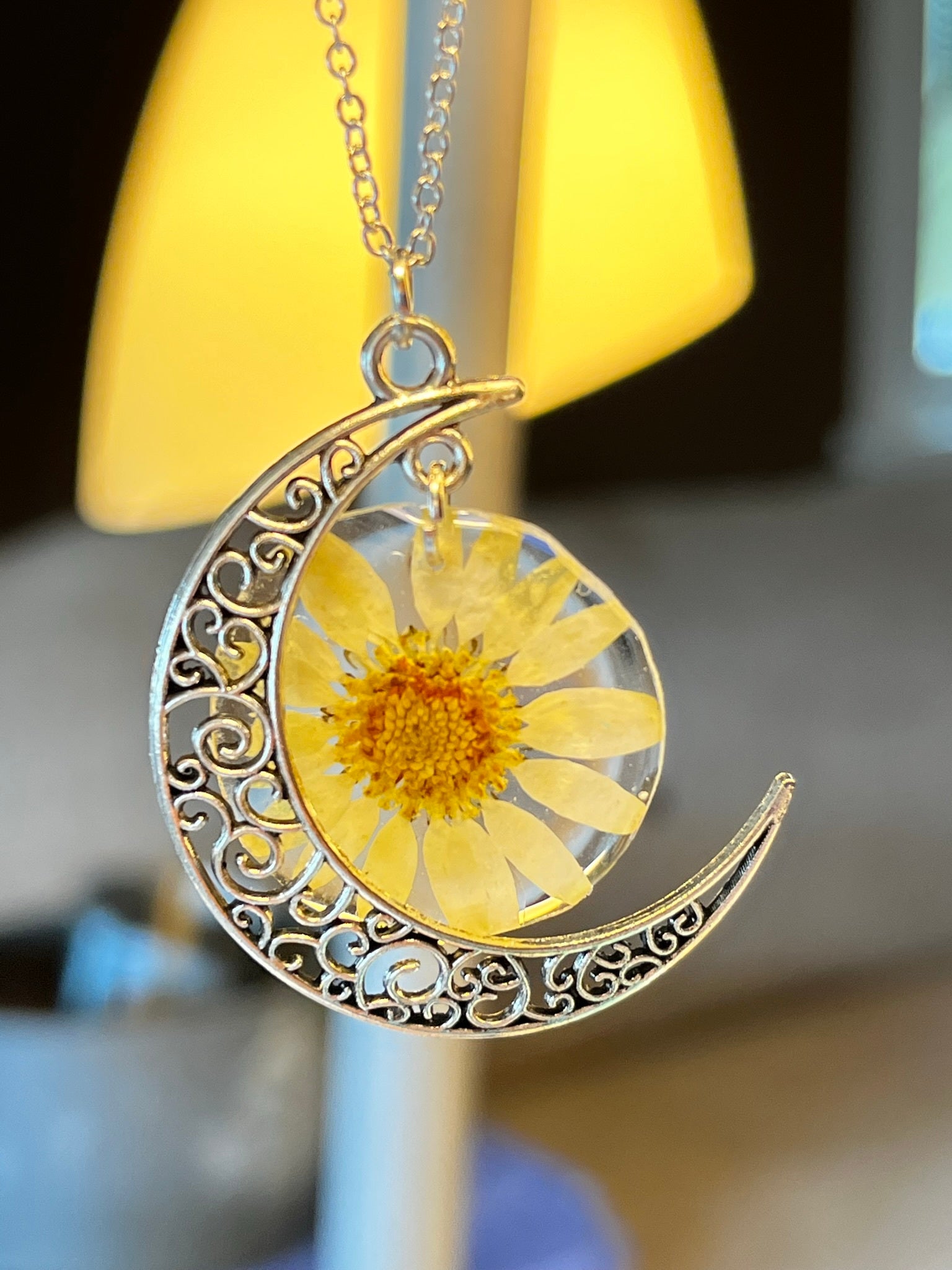 Pressed flower Necklace WHIMSICAL TREASURES LLC